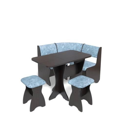 Кухонный набор Тюльпан-мини / венге / велюр Лагуна