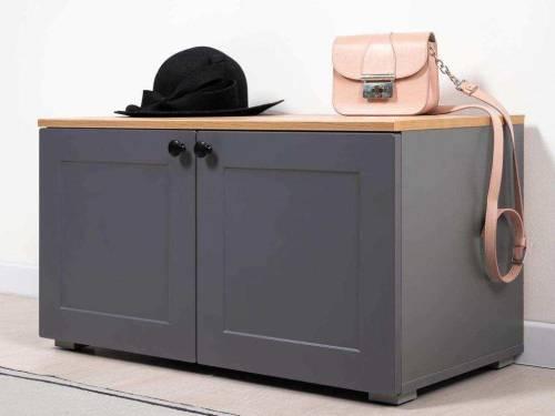 Остин Тумба 13.257 Серый графит/Дуб Вотан