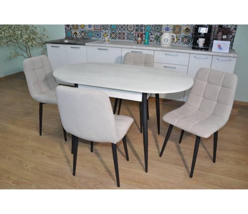 Обеденная группа Стиль Бетон белый/ бид 01 №1