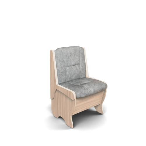 Скамья Лотос 550 / Ясень светлый / Велюр Графит