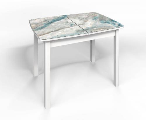 Стол СМ-7 Флорида опора массив прямая белый