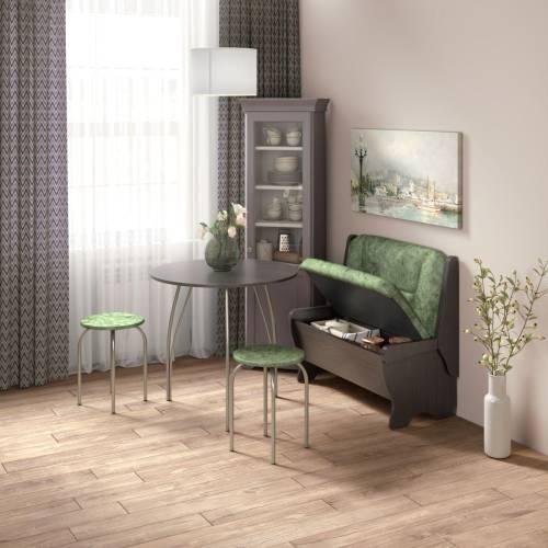 Скамья Лотос 950 / Венге / Велюр Мохито