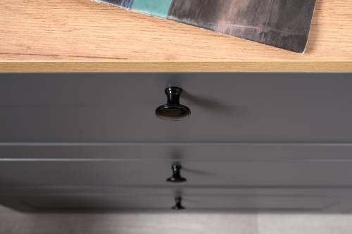 Комод Остин 16.240, Серый Графит/Дуб Золотой Крафт