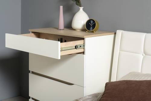 Спальня Муссон 2 Белый/Дуб Эндгрейн