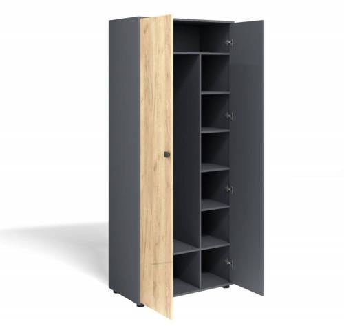 Шкаф Мини-Лайт МЛ-9 дуб крафт/графит