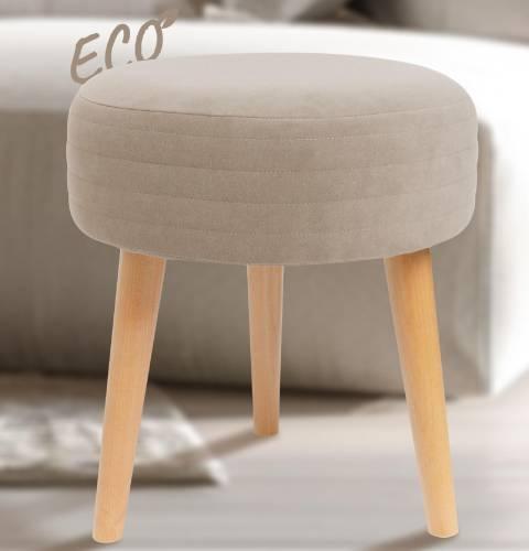 Табурет с мягким сиденьем (на ножках), № N04 Бежевый