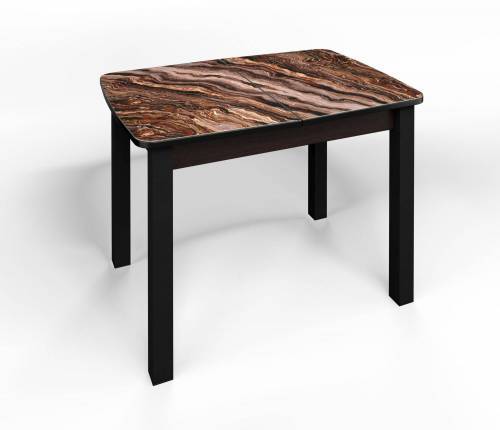 Стол СМ-8 Флорида ноги окрас квадратный венге/черный