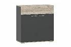 НМ 013.77 Тумба Санти Антрацит/Дуб крафт серый