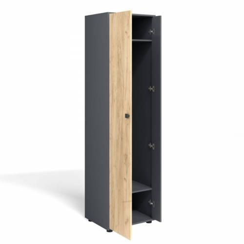 Шкаф Мини-Лайт МЛ-2 дуб крафт/графит