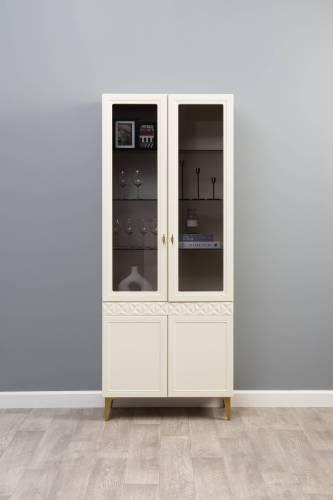 Шкаф-витрина Марион 16.397.02, Слоновая кость