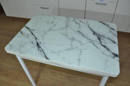 Обеденная группа Симпл фотопечать Мрамор белый №6