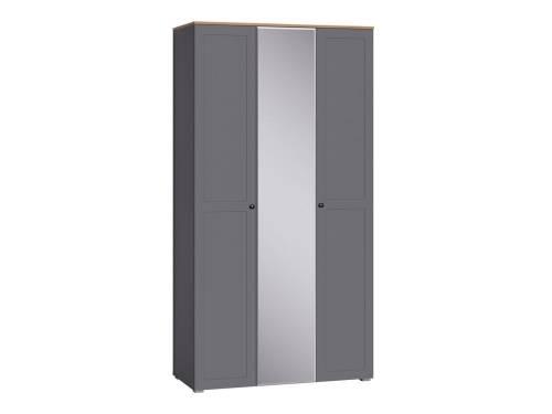 Остин Шкаф для одежды 13.336.03 графит/дуб золотой