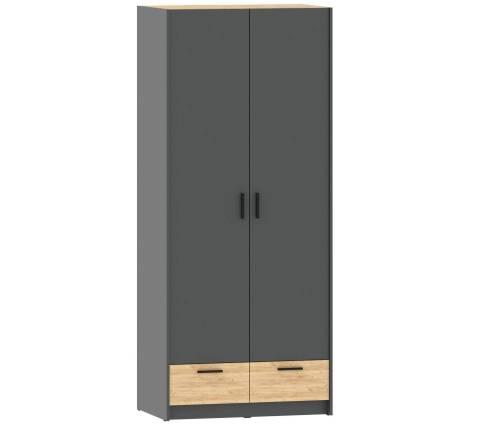 Спальня Оттавия 5 / Антрацит / Дуб Крафт Золотой