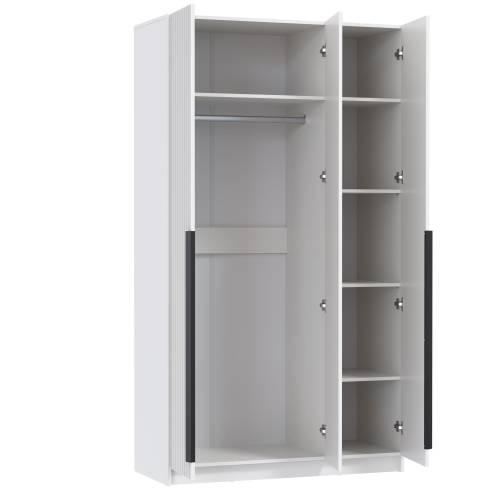Шкаф для одежды 67.15 "Брандо" (3-х дв.) МДФ Белый