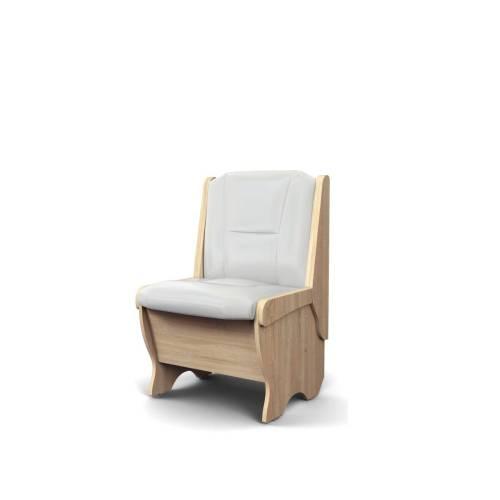 Скамья Лотос 550 дуб/милк