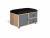 Тумба Мини-Лайт МЛ-5 дуб крафт/графит/черный к/з