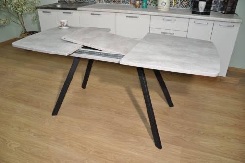 Стол обеденный раскладной Орфей Цемент светлый