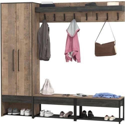 Трувор прихожая 15 Дуб Гранж Песочный/Интра