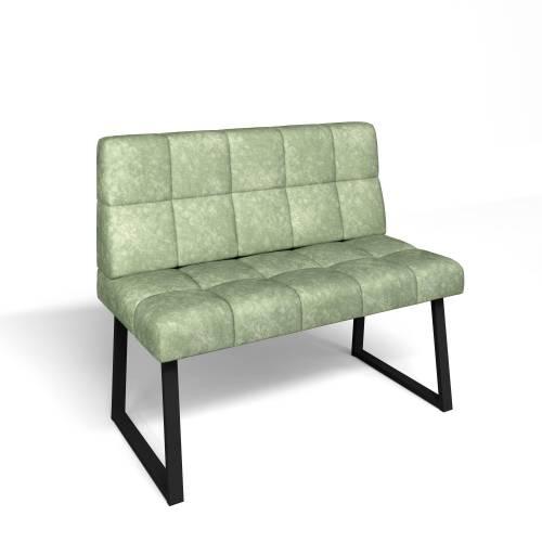 Кухонный диван Реал РМД 1100 / Велюр Мохито / Черный муар