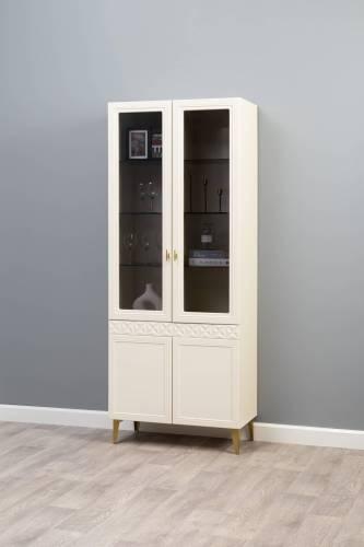 Шкаф-витрина Марион 16.397.02, Слоновая кость