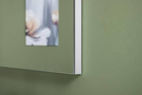 Зеркало Эйр 17.13, Белый PE шагрень