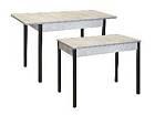 Стол обеденный Сканд-2 Цемент светлый