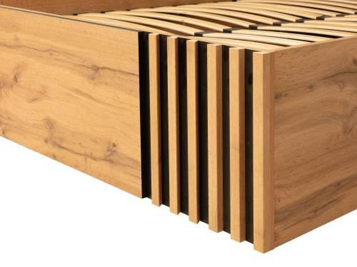 Кровать Либерти 51.21 с под. мех. Дуб вотан/Черный