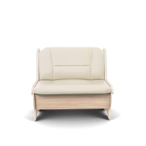 Скамья Лотос 950 ясень светлый/крем