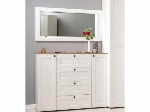 Прихожая Остин 2 Белый шагрень/Дуб Вотан