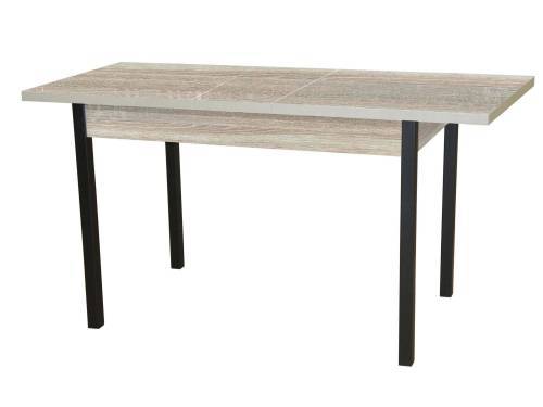 Стол обеденный раздвижной КОЛОРАДО / Дуб сонома / опора Квадро черный муар