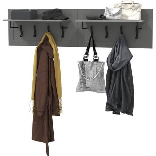 Прихожая Остин №7 Графит/дуб золотой