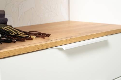 Прихожая Октава 1 Белый шагрень/Дуб Вотан