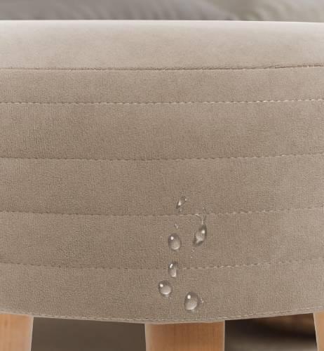 Табурет с мягким сиденьем (на ножках), № N04 Бежевый