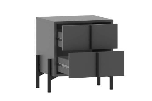 НМ 040.30 Тумба прикроватная Тео, Антрацит
