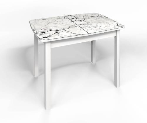 Стол СМ-1 Флорида опора массив прямая белый