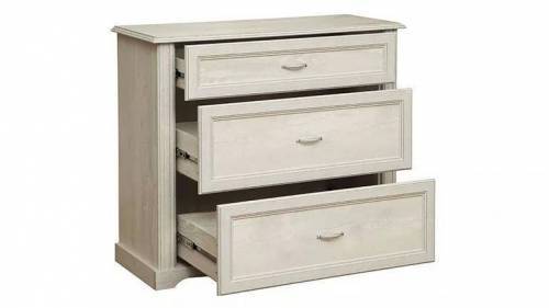 Комод Сохо 32.12 бетон белый/бетон патина