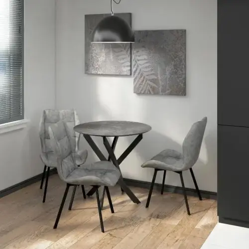 Стул Рим / Велюр Графит