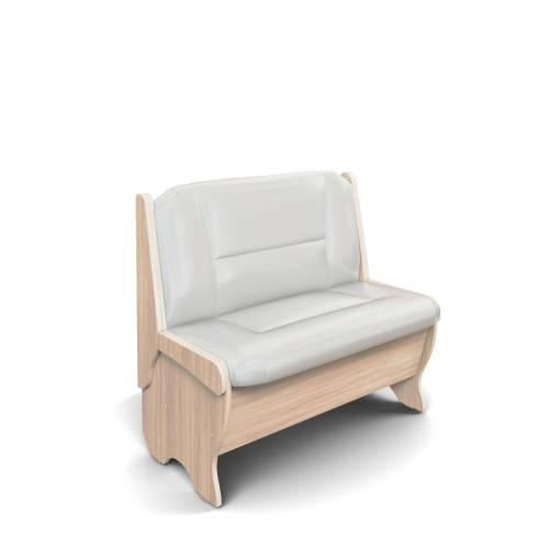 Скамья Лотос 950 ясень светлый/милк