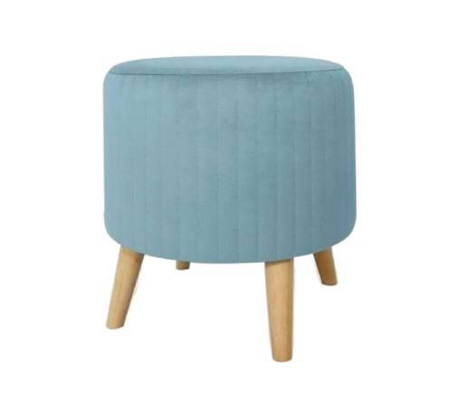 А-1 Пуф круглый стеганный (на ножках), №21 Бирюза