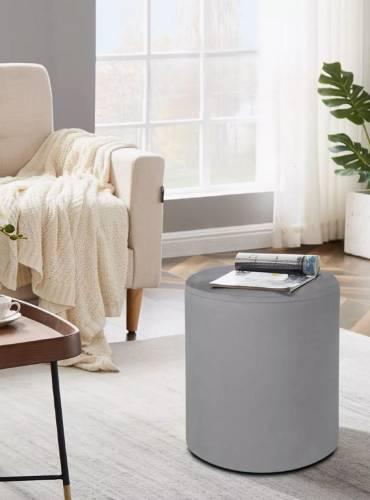 А-2 Пуф круглый (без ножек), №25 Серый