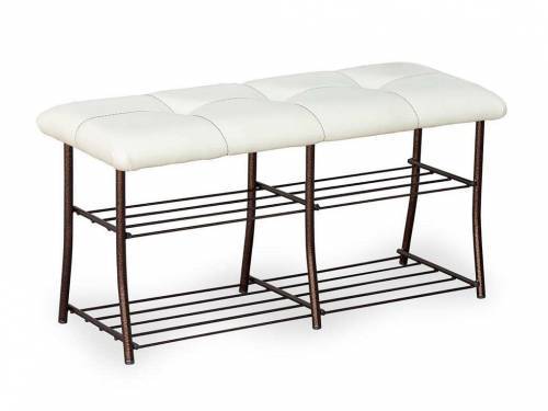 Обувница МС-7 антик медь/крем