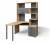 Стол Компьютерный СК-10 ЛЕВЫЙ Дуб крафт/Графит