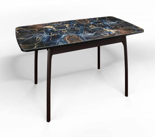 Стол СМ-5 Флорида опора массив изогнутая венге