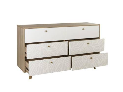 Комод 56.02-01 Адажио дуб сонома / белый