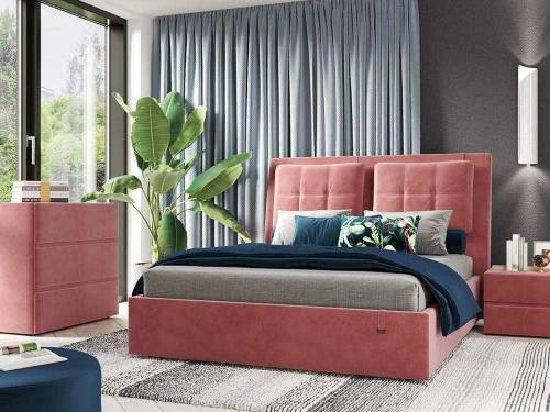 Кровать Эстер 1600 модель 311 Ультра коралл