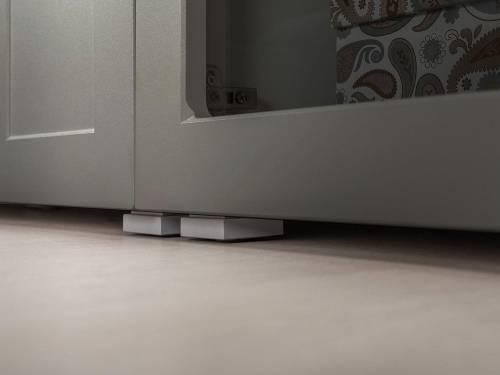 Остин Шкаф-витрина 16.394.03 графит/дуб золотой