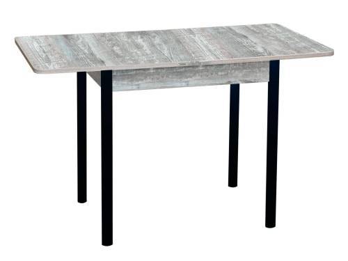 Стол обеденный ЭКО 80*60 / Бетон пайн темный /Опора № 2-круглая муар черный