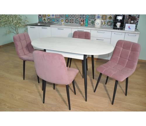 Обеденная группа Стиль Бетон белый/ бид 27 №8