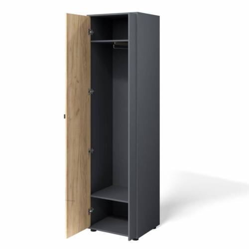 Шкаф Мини-Лайт МЛ-2 дуб крафт/графит