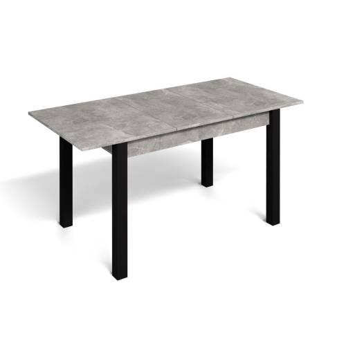 Стол Милан-3 / Ателье Светлое / Черный